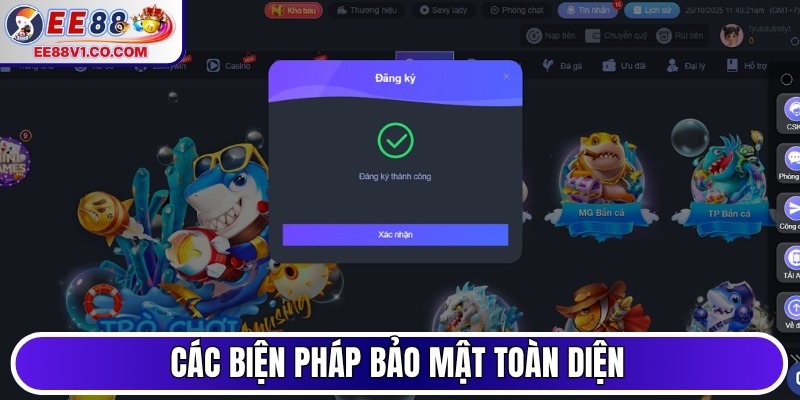 Các biện pháp bảo mật toàn diện